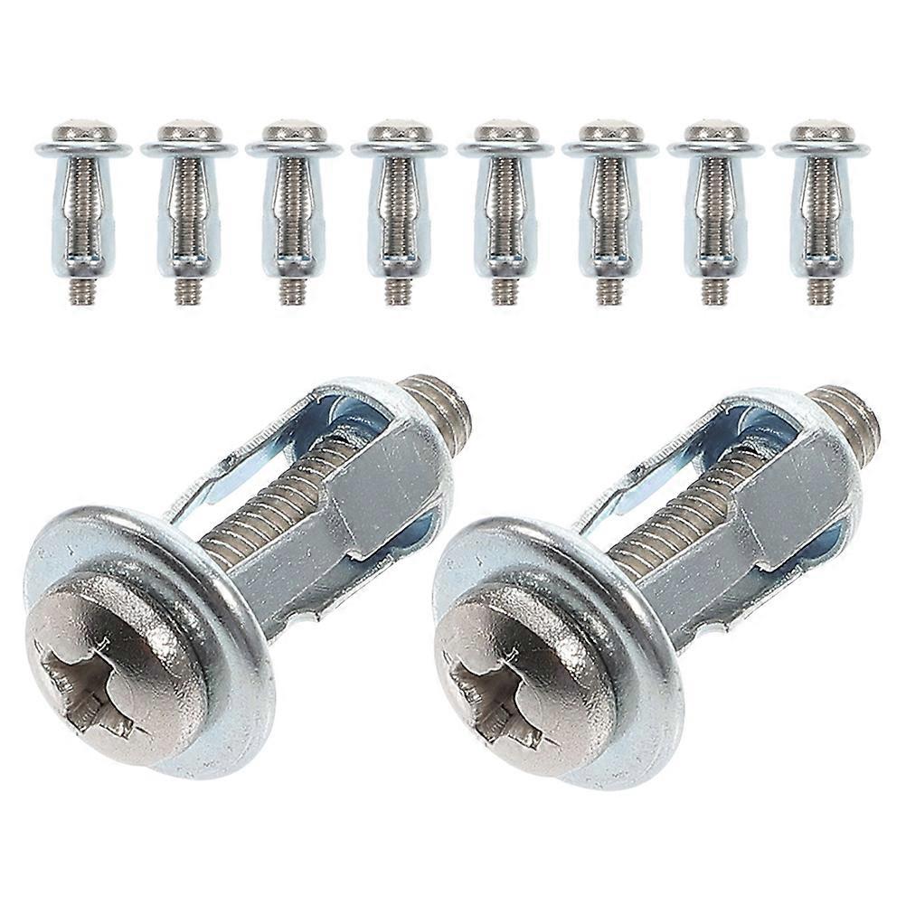 15pcs Hollow Door Anchors Screws Short Plasterboard Anchors Heavy Duty Wall Anchors for Cavity Fixing Hanging