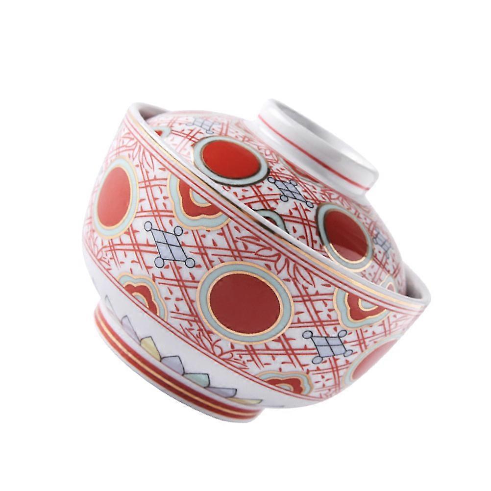 Multi Function Soup Bowl Ceramic With Lid For Dining Table Simple Design 1Set