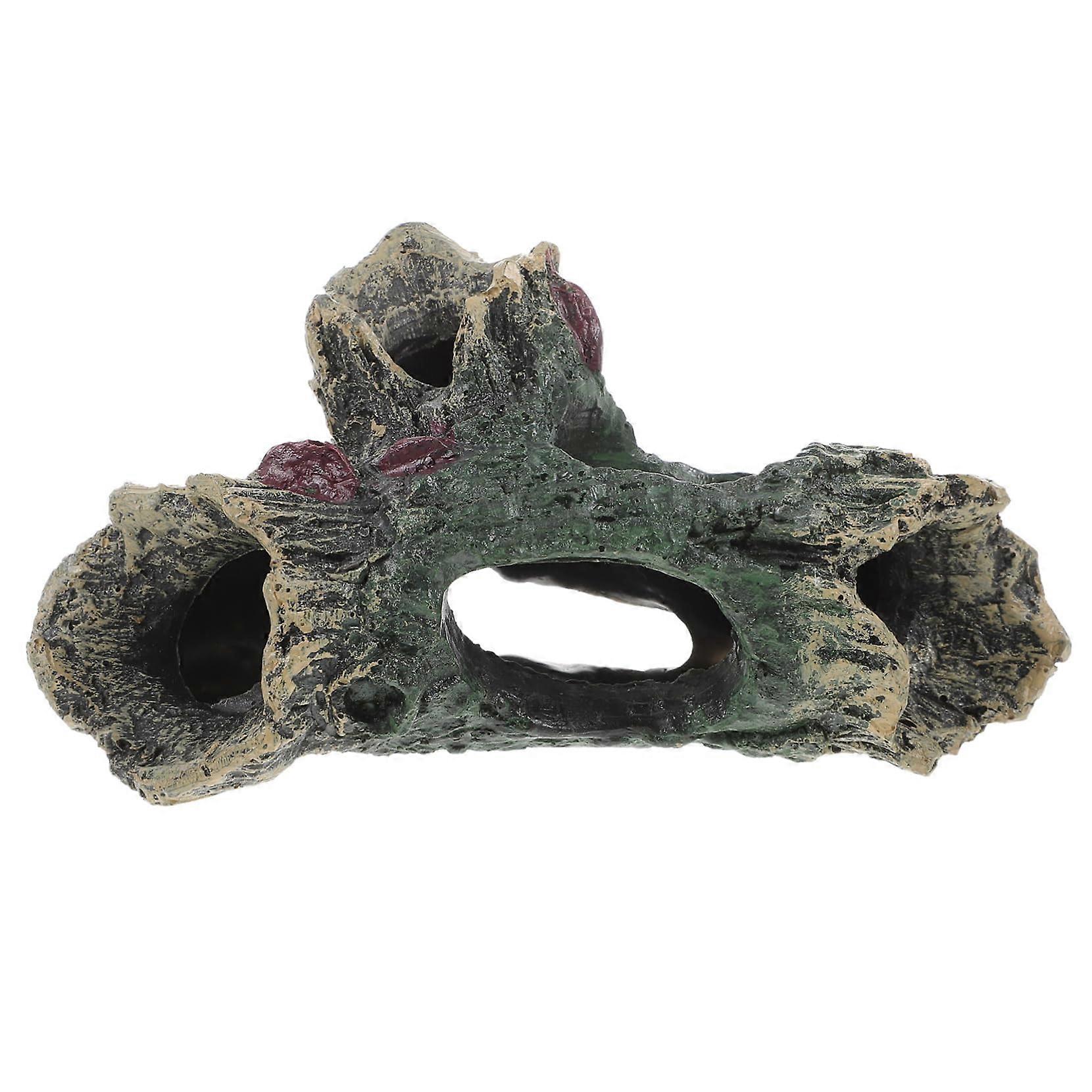 Fish Hideout for Aquarium Shrimp Cave Decoration Aquarium Decor Made of Resin Natural Cave for Small and Large Aquariums