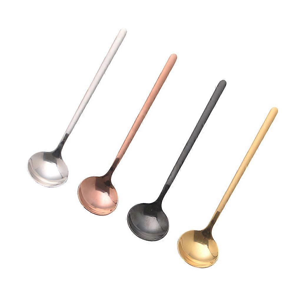 Multifunctional Kitchen Spoon Set Made of Stainless Steel for Coffee Dessert and Tea 17cm