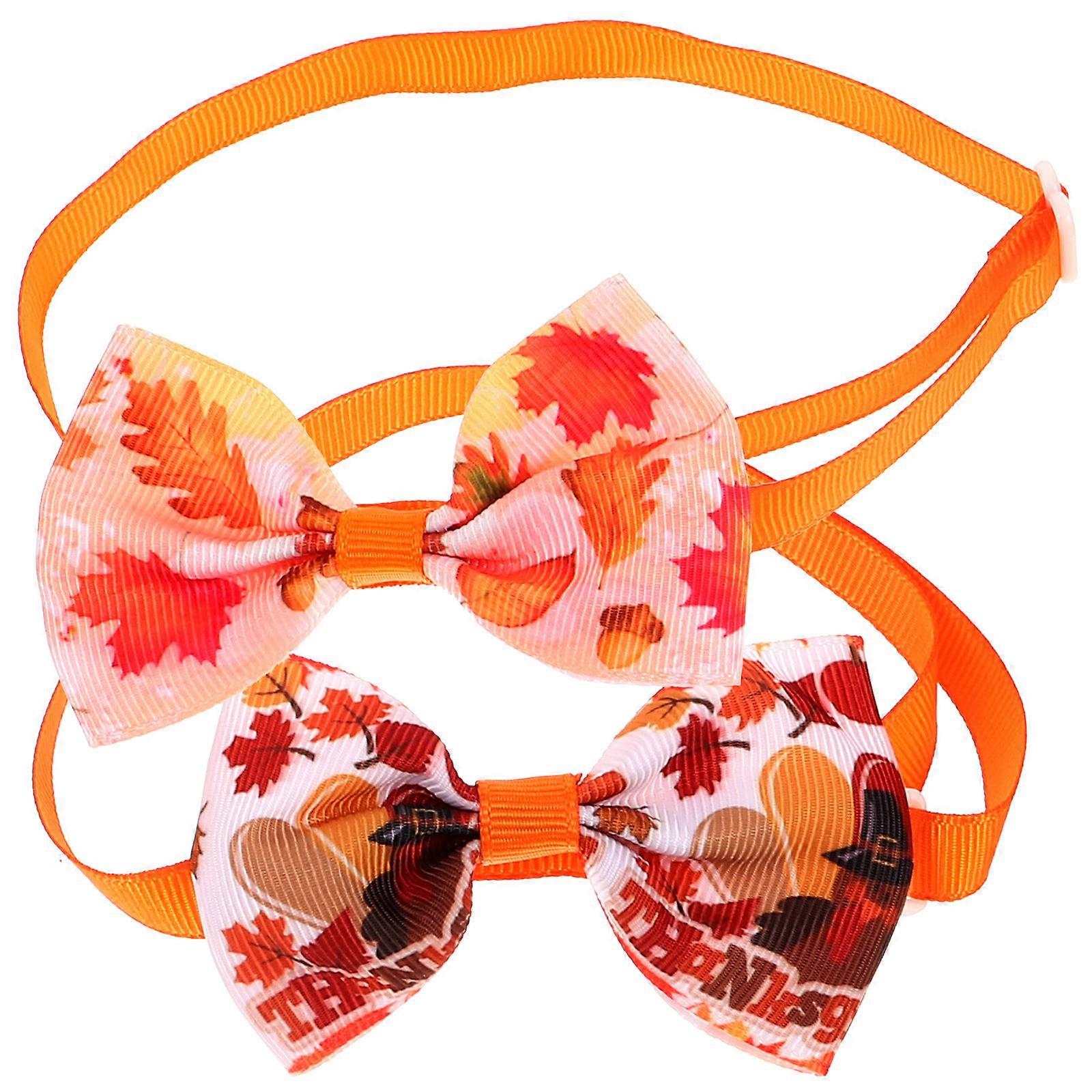 Thanksgiving Headband Turkey Printed Elastic Headwrap for Decor 2Pcs