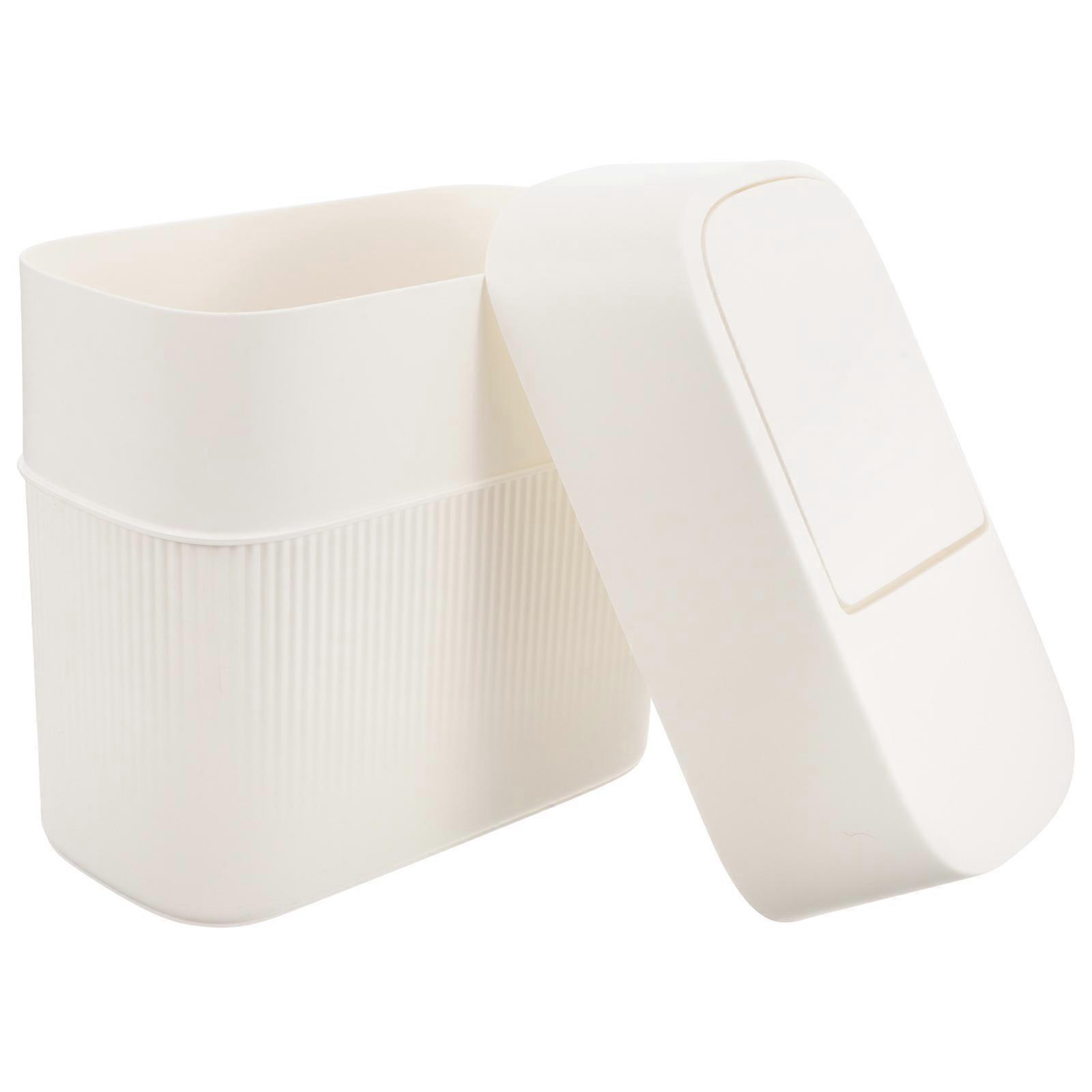 Plastic Trash Can For Room Use With Odor Control Function 31.5x25cm 1Set