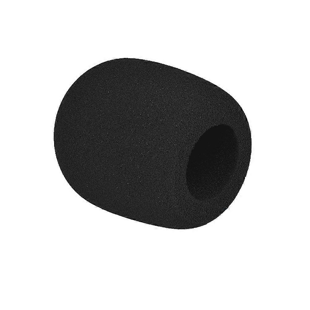 Microphone Windscreen Cover Black Sponge Cushions for Comfortable Use in KTV and Stage Performance 8Pcs