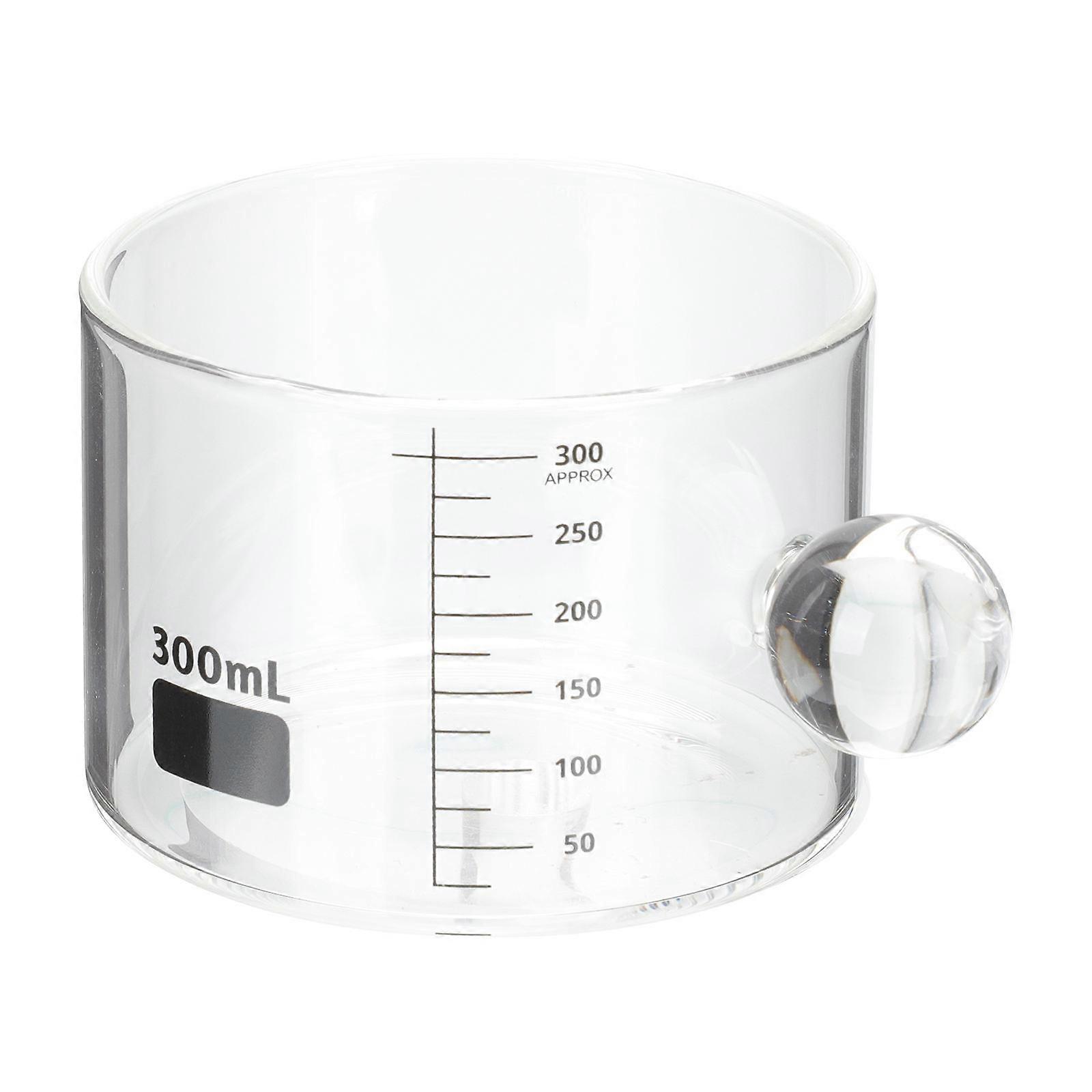 Measuring Cups For Baking Glass Cup with Scale Elegant Design General Users 9x9x6cm 1Pack