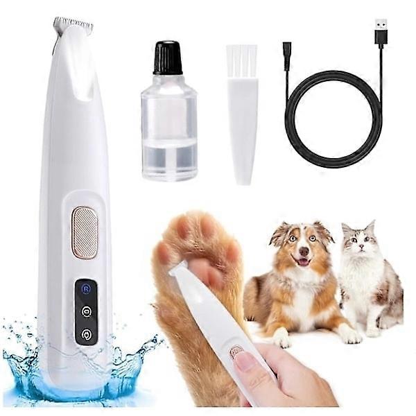 2025 New Upgraded Dog Clippers for Dog Paws - Quiet and Effective Paw Trimmer with LED Light