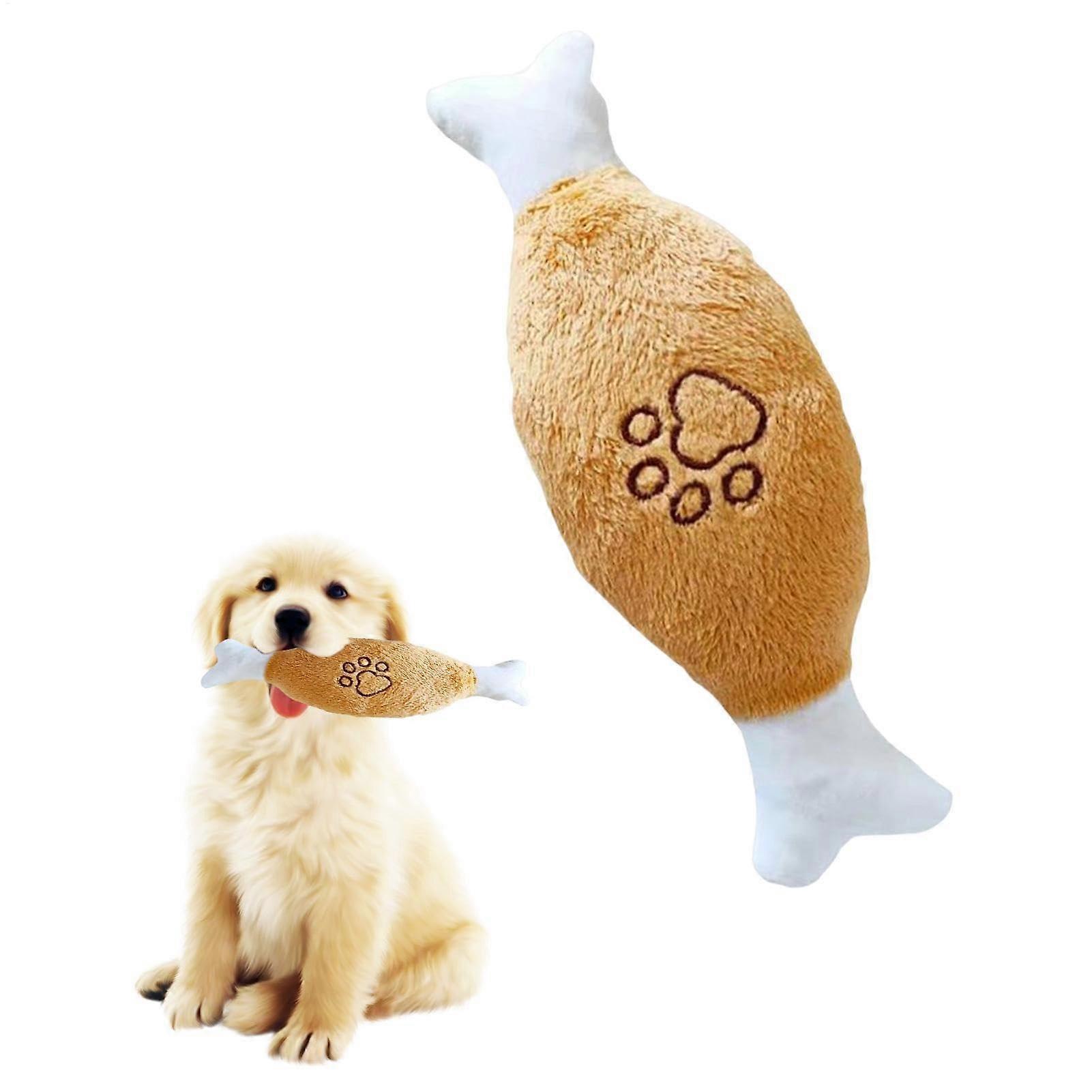 Plush Toy Set for Small Dogs Interactive Chew Resistant Puppy Toy, Cute Fruit Style