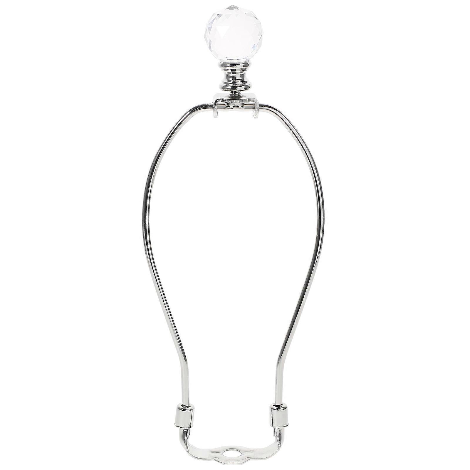 Silver Metal Lamp Harp for Desk Lamp Repair with Strong Rust Proof Finish Fits Various Scenarios