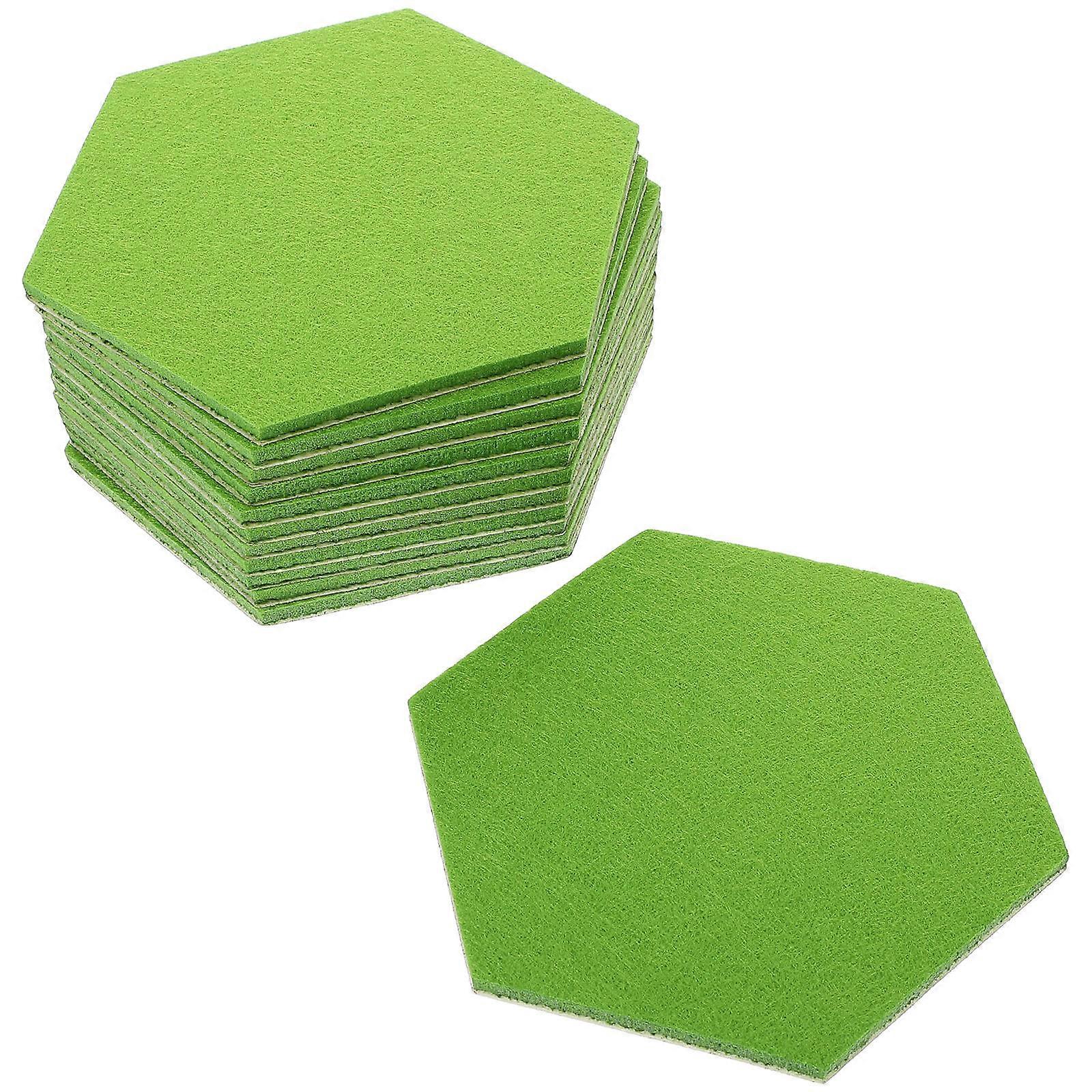 12pcs Hexagon Felt Wall Tiles for Soundproofing, Decor & Bulletin Board Use – Fuzzy Felt Panels for Home, Office, Classroom