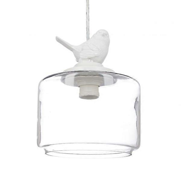 Bird-shaped pendant lamp.