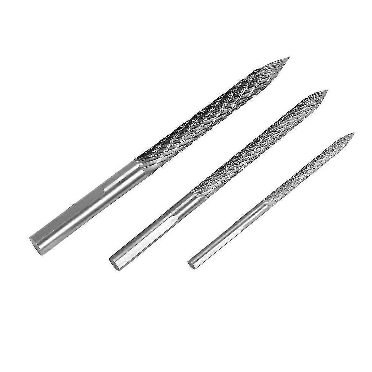 5 Pack Tire Bit Multi Sizes Tire Repair Carbide Burr Drill Bit Tire Patches Plug Cutters Wire Cutter
