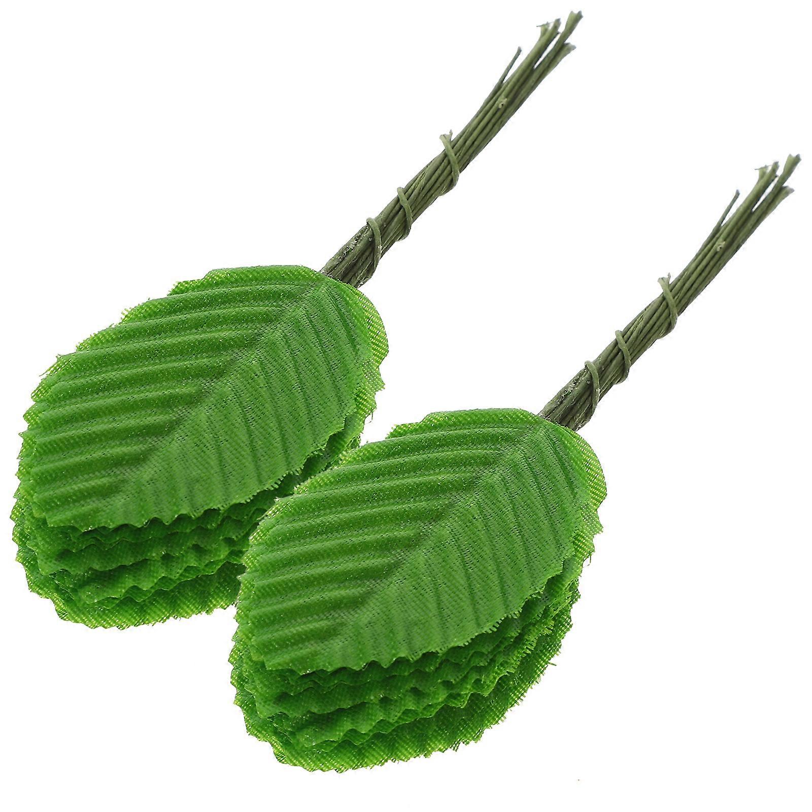 200Pcs Artificial Leaf Decoration For Home Supply And Event Planning With Leaf Shape Design