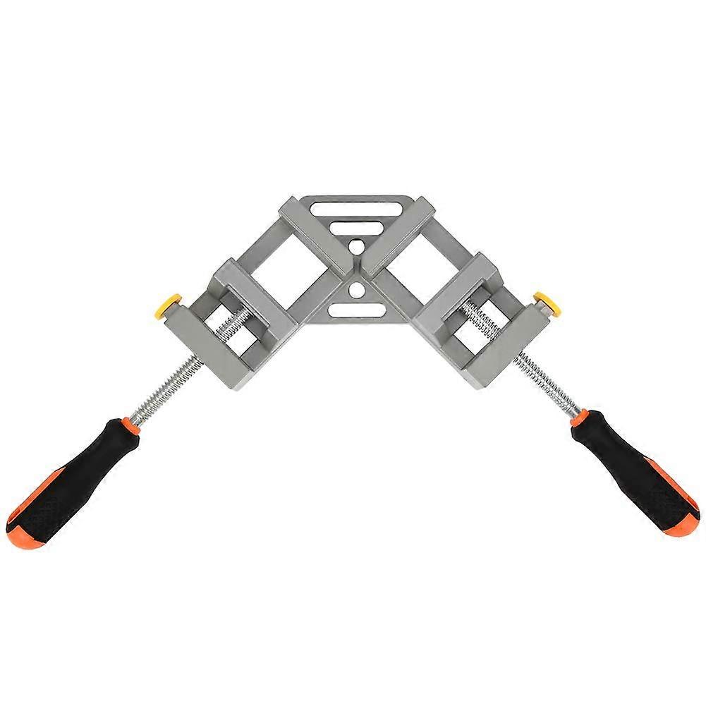 Adjustable Corner Clamp, Aluminum Alloy Double Handle, AntiSlip Ergonomic Grip