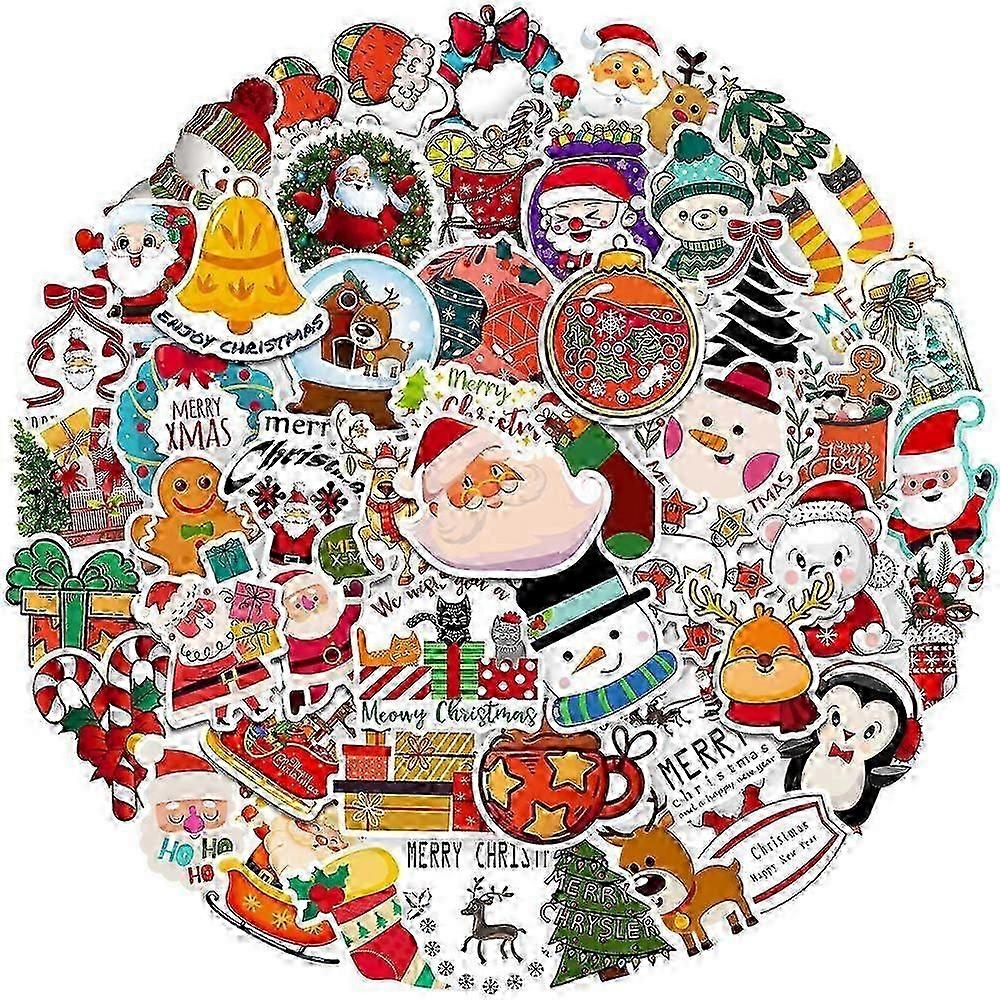 Christmas Decorations 50 Pcs Sticker