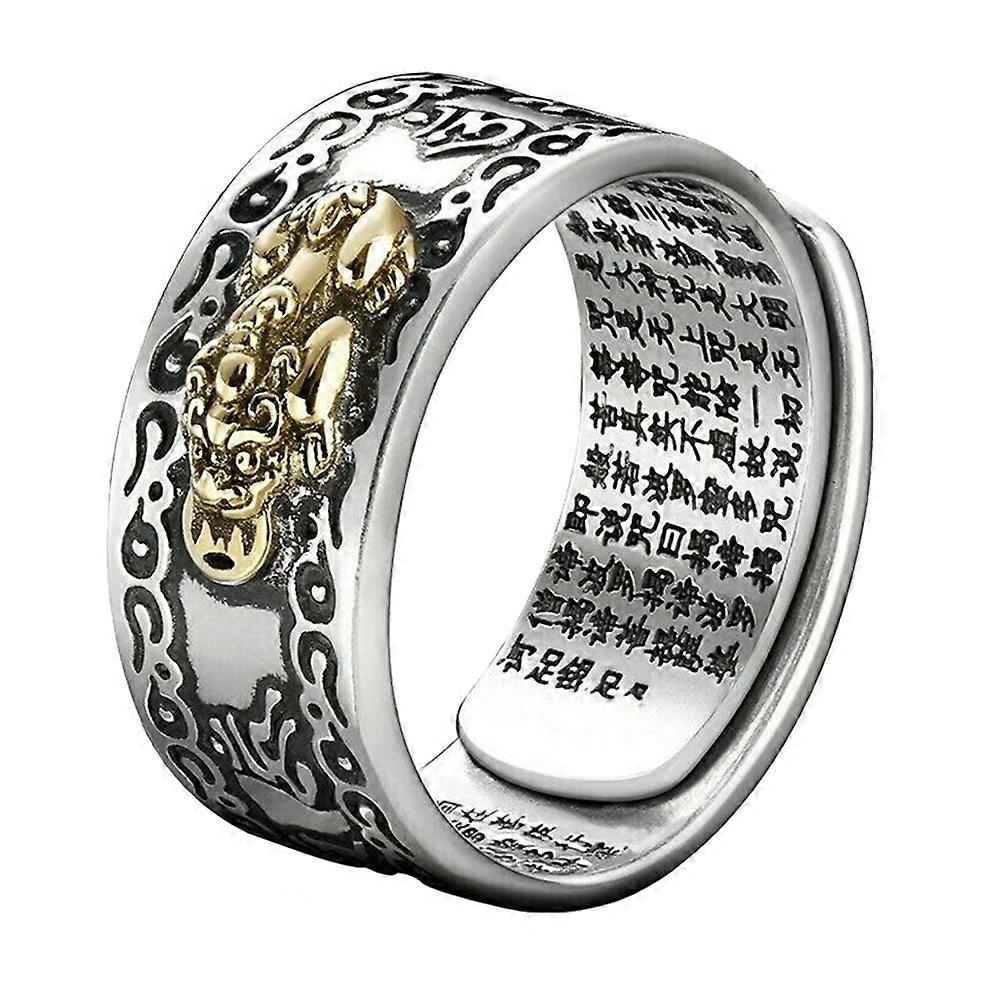 Silver Adjustable Alloy Ring for Men Preferred Quality and Durable Suitable for Home Use
