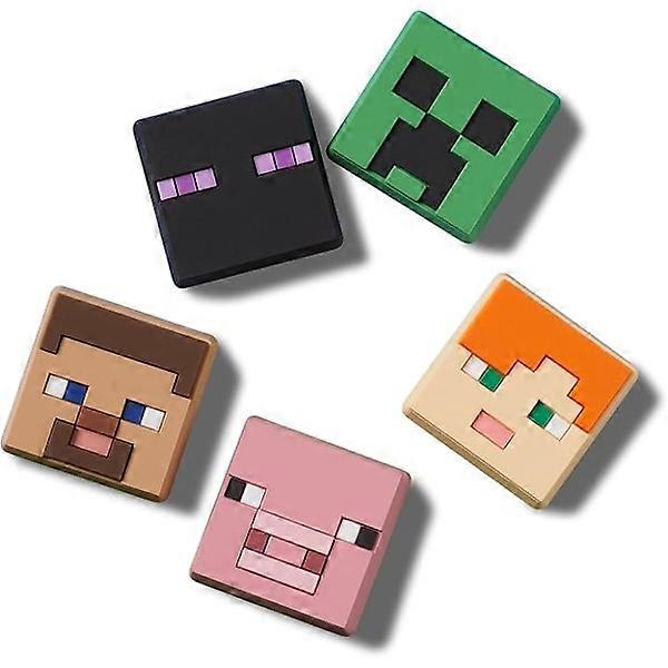Crocs Klompen Minecraft 5-pack, Multi, One Size, MonOne Size