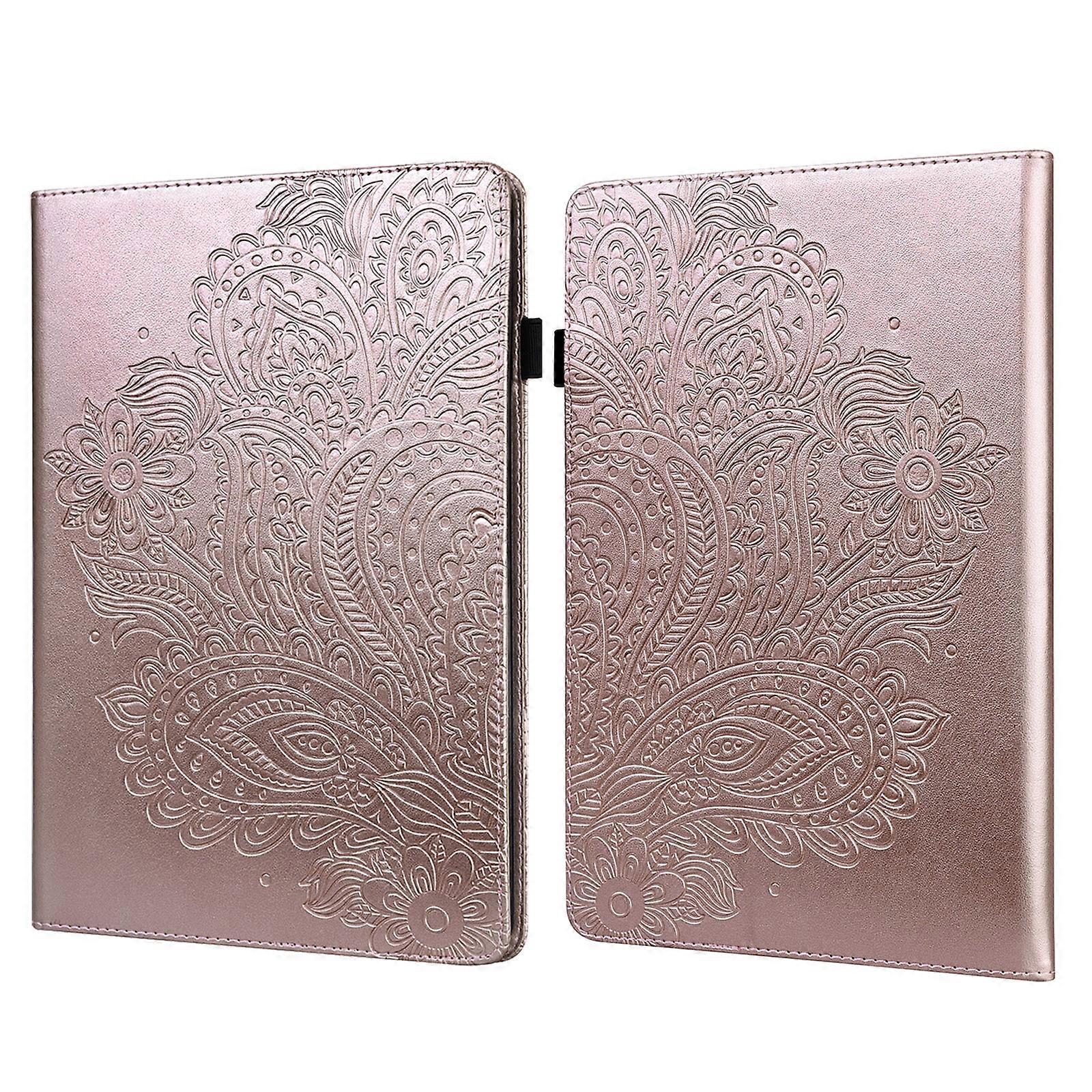 For Amazon Kindle Parperwhite 5 2021 11th Gen. Peacock Embossed Pattern Leather Tablet Case