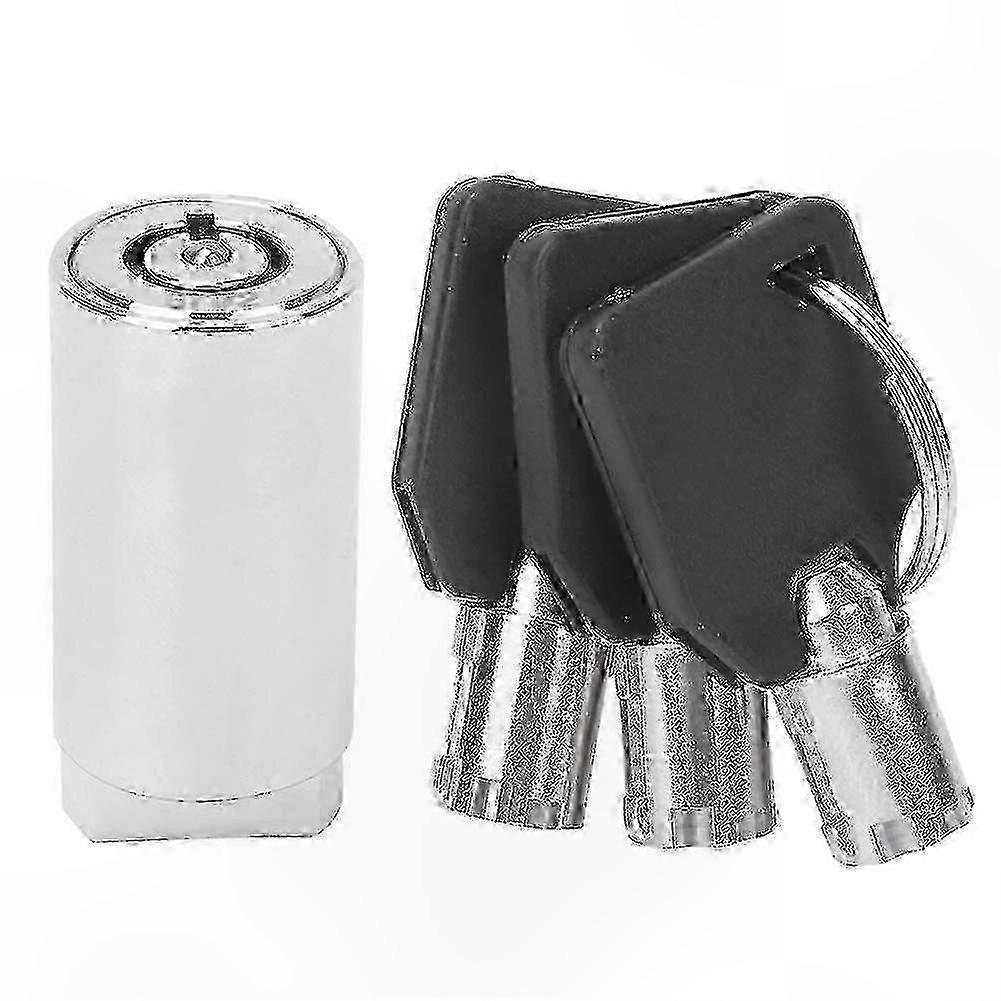 Lock and Key Set for Vending Machines, Industrial Tanks, and Secure Boxes