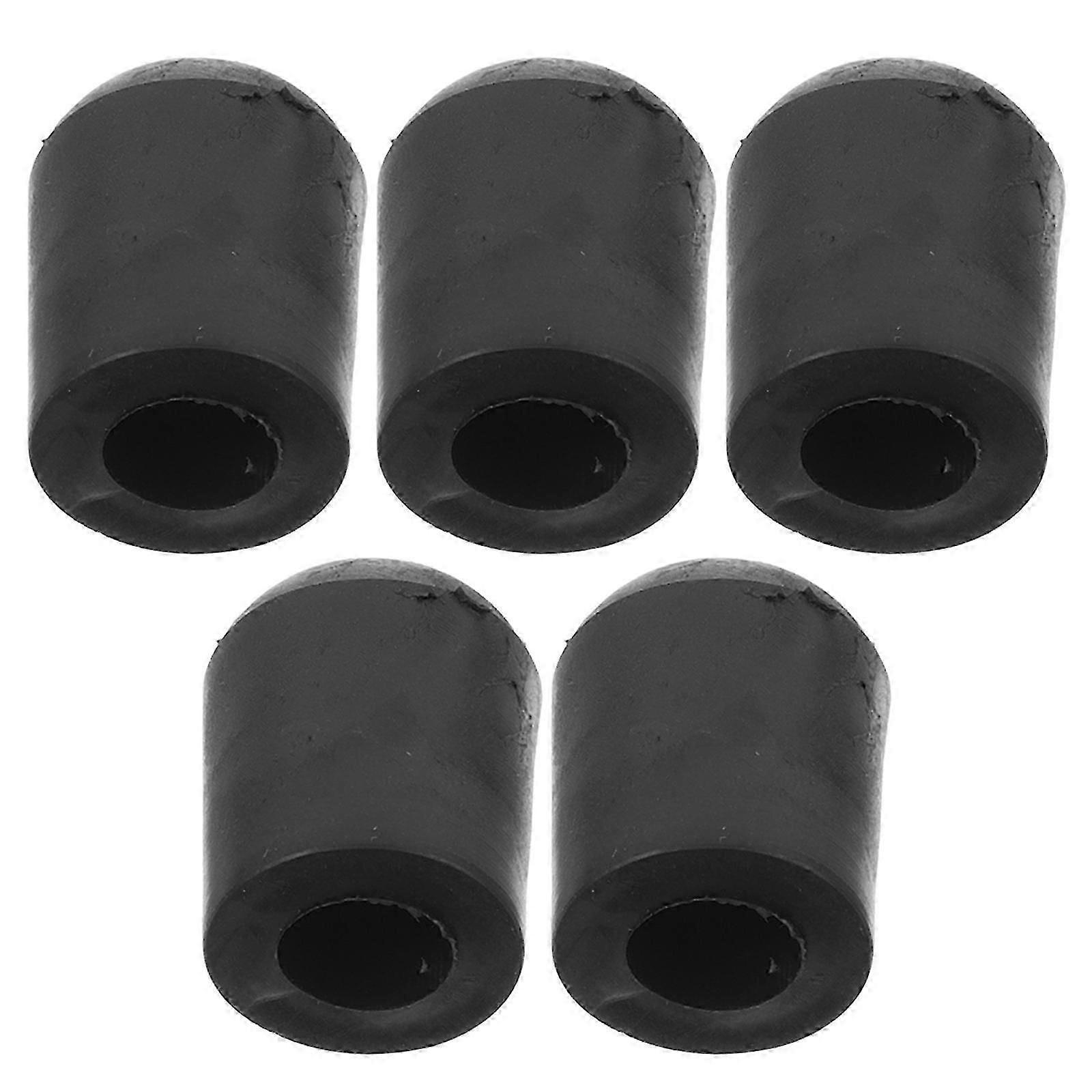 Rubber Double Bass Endpin Tip Easy Installation Performance 5Pcs