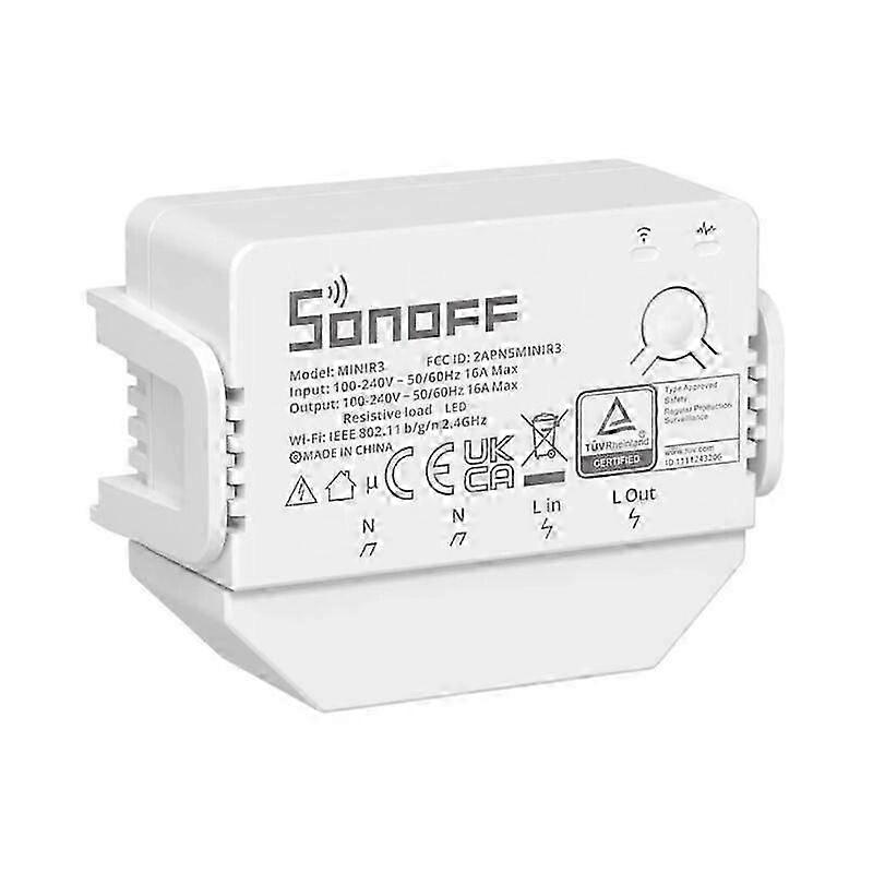 H-SONOFF DUAL R3 WiFi Bluetooth Smart Switch 16A S-MATE Switch Remote Control