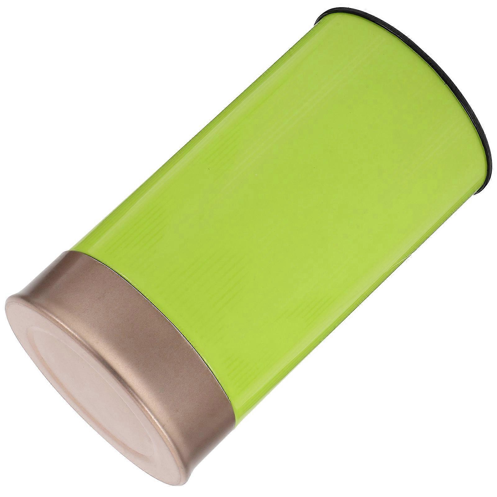 Tea Canister Round Cylinder Jar For Tea Room Use Airtight Storage 1Pack