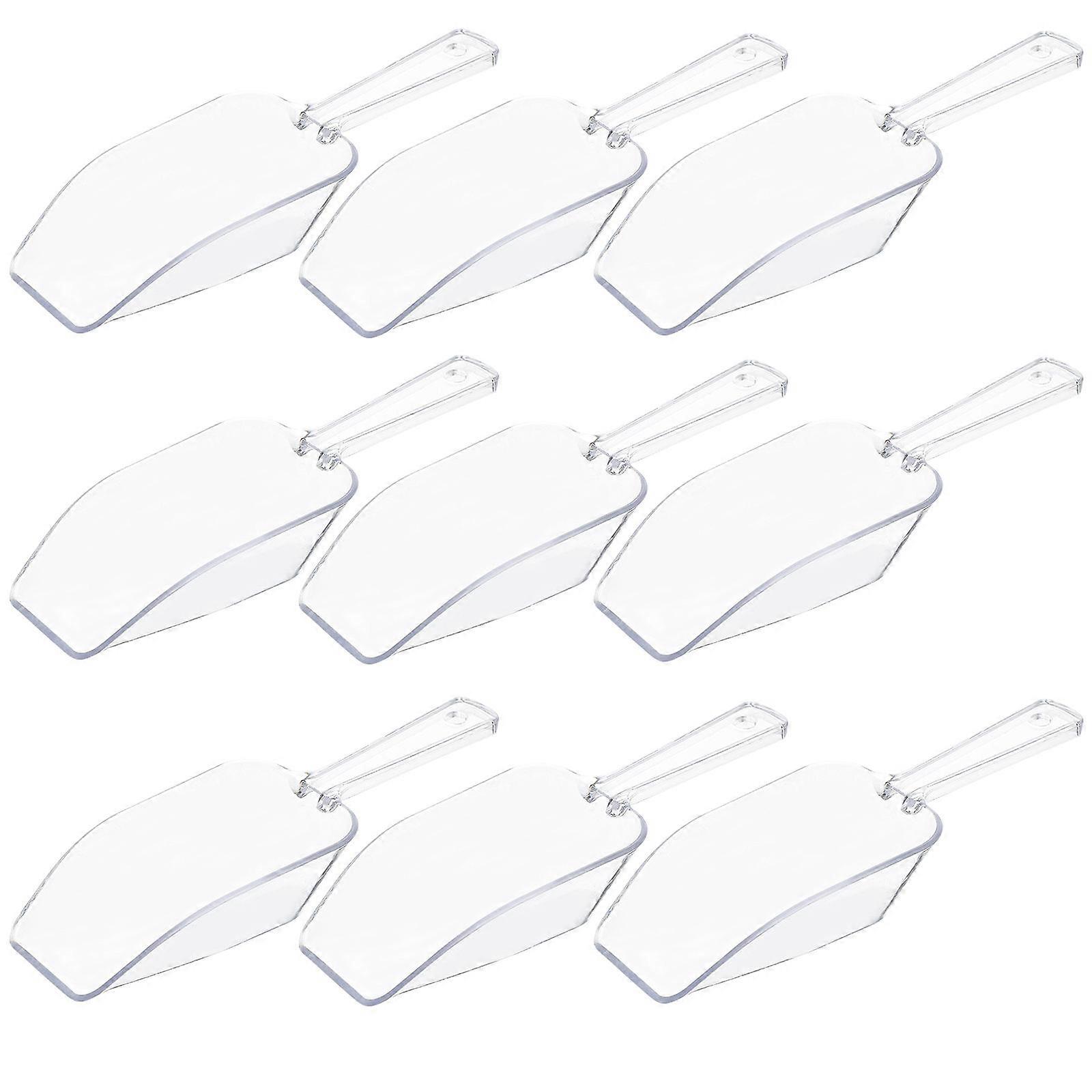 Mini Shape Measuring Scoop 10Pcs Kitchen Supplies for Home Use Ice Small Size Lightweight and Plastic