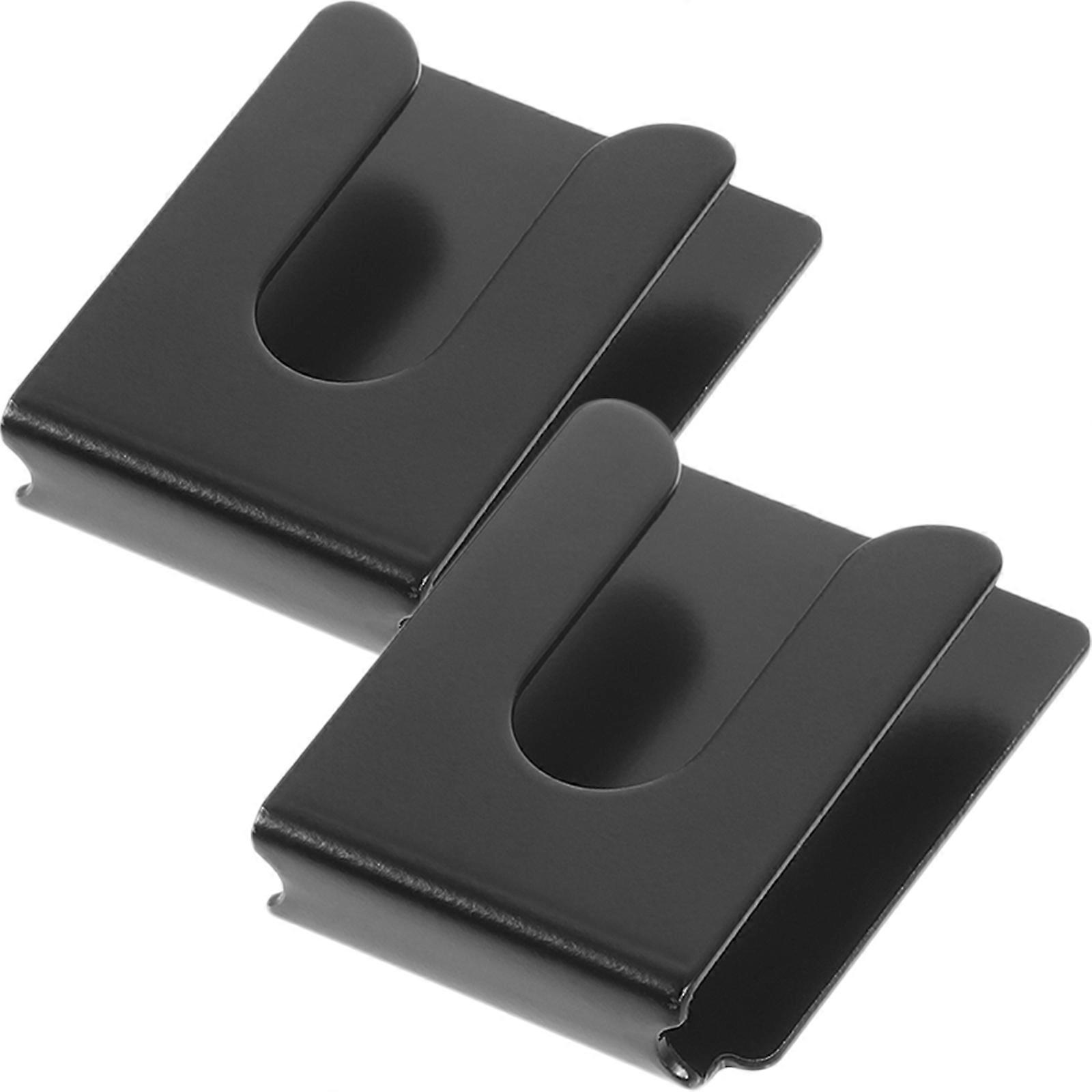 Durable 2pcs Car Radio Microphone Holder Easy Install Mic Fixing Clip Portable Design Secure Mounting for Mobile Radio and Accessories