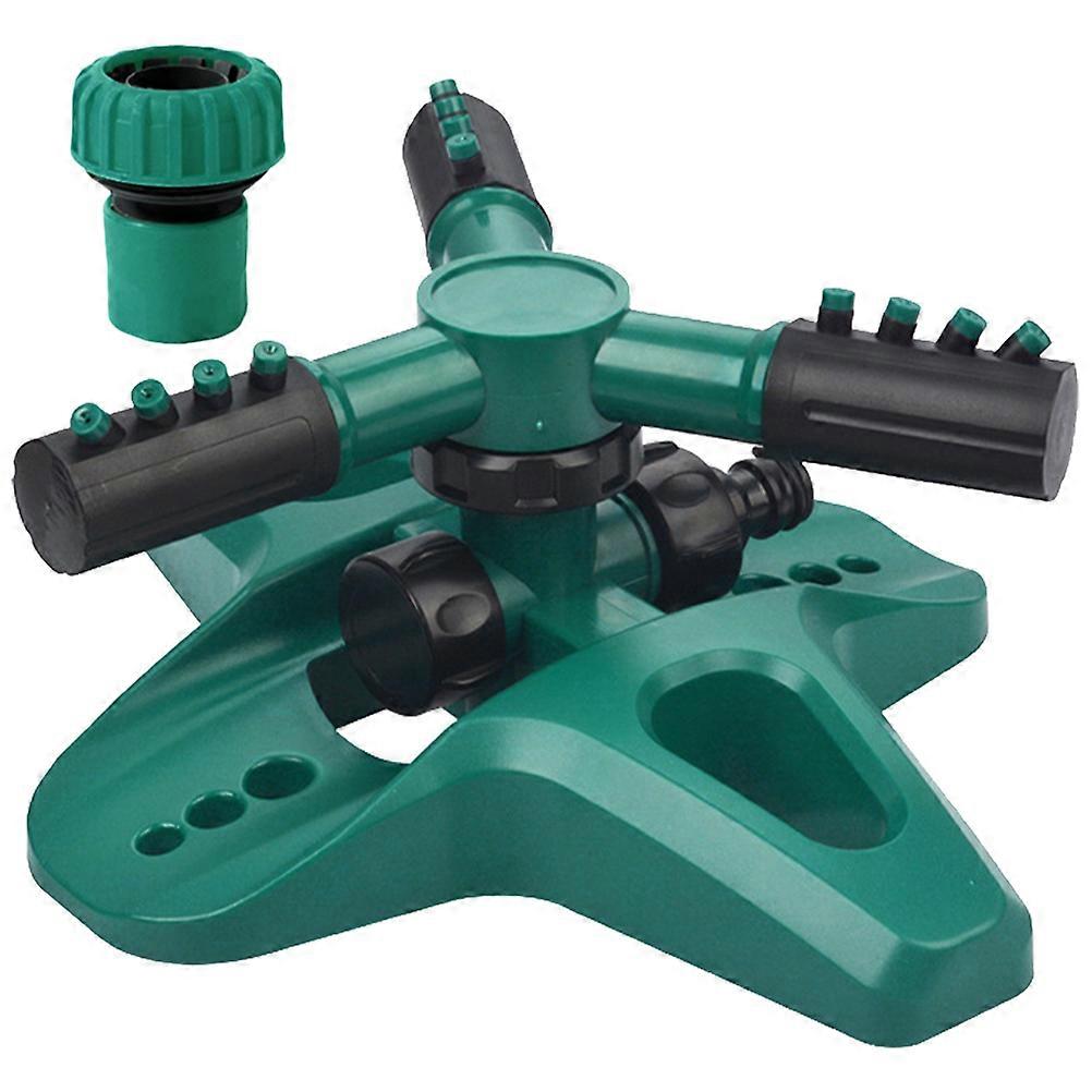 Convenient Rotating Garden Sprinkler Automatic Watering System for Lawns, Gardens, and Agricultural Areas – Even Water Distribution for Summer