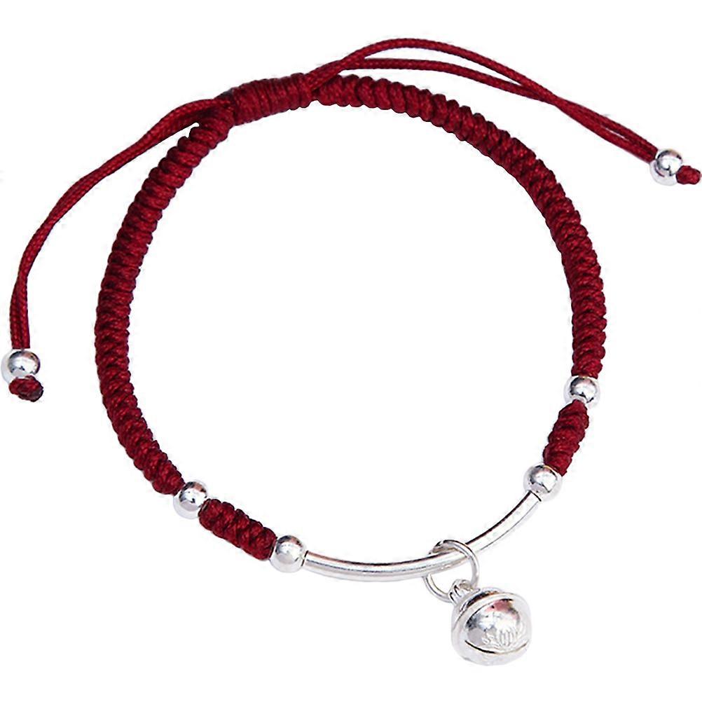 Vintage Bell Charm Woven String Bracelet Friendship Durable Skin Friendly Design