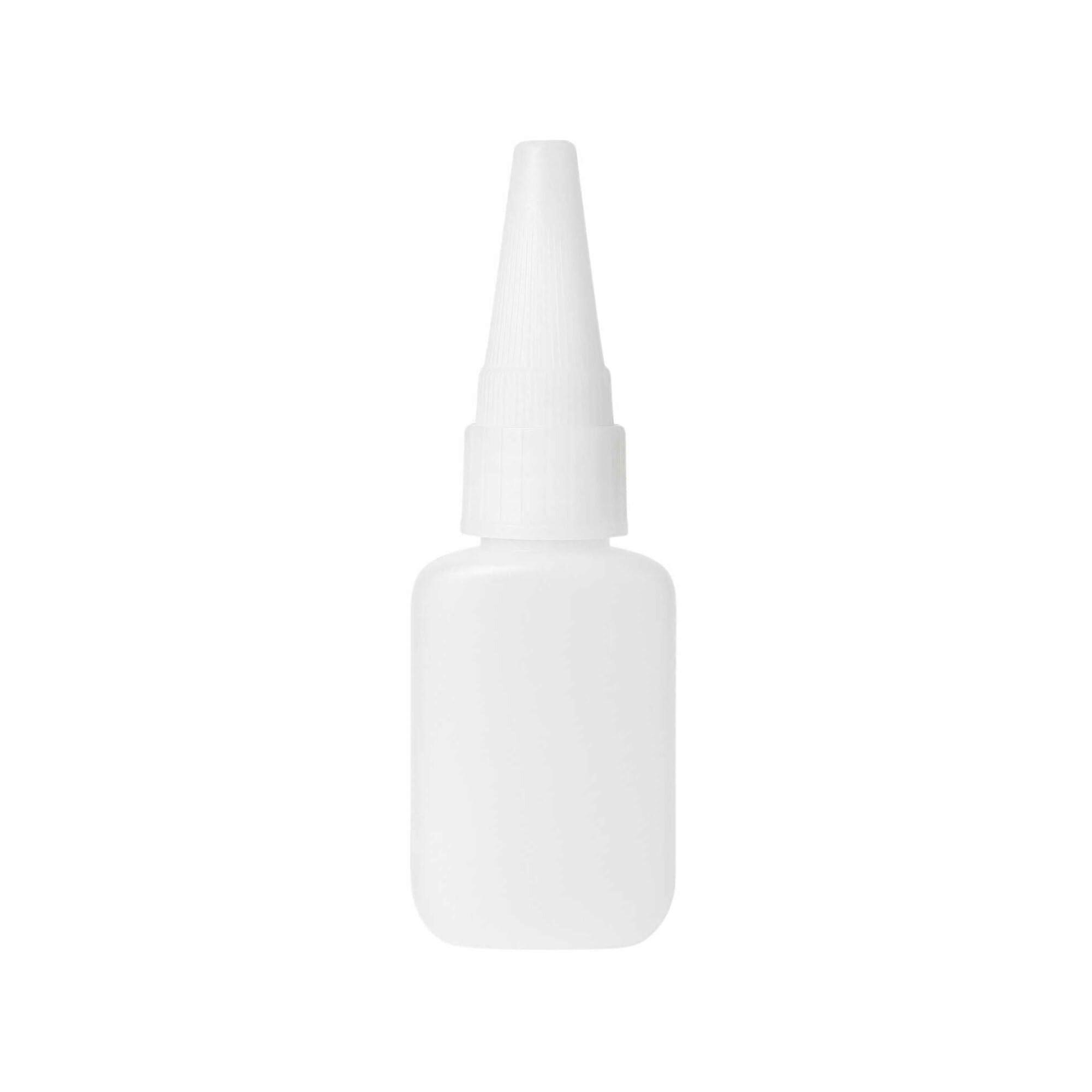 5 x 20 ml Empty Oval Bottles with Needle Closure for Industrial Seconds Glue and Adhesives