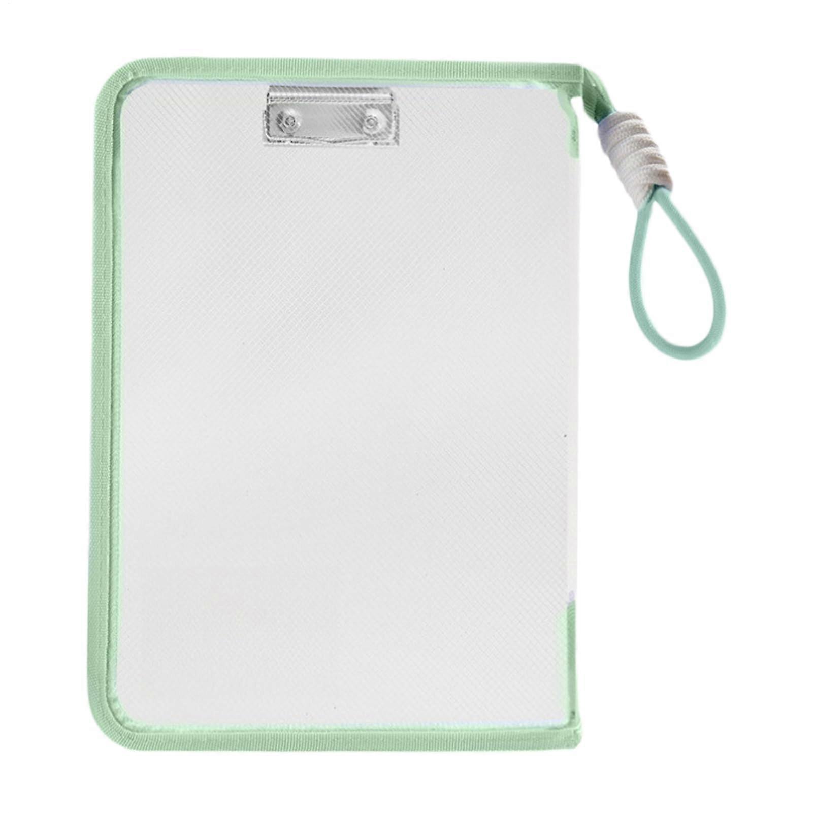Book Cover with Zipper, Water-Resistant Book Protector for School, Green Organizer for Notes & Documents, Durable for Students and Adults