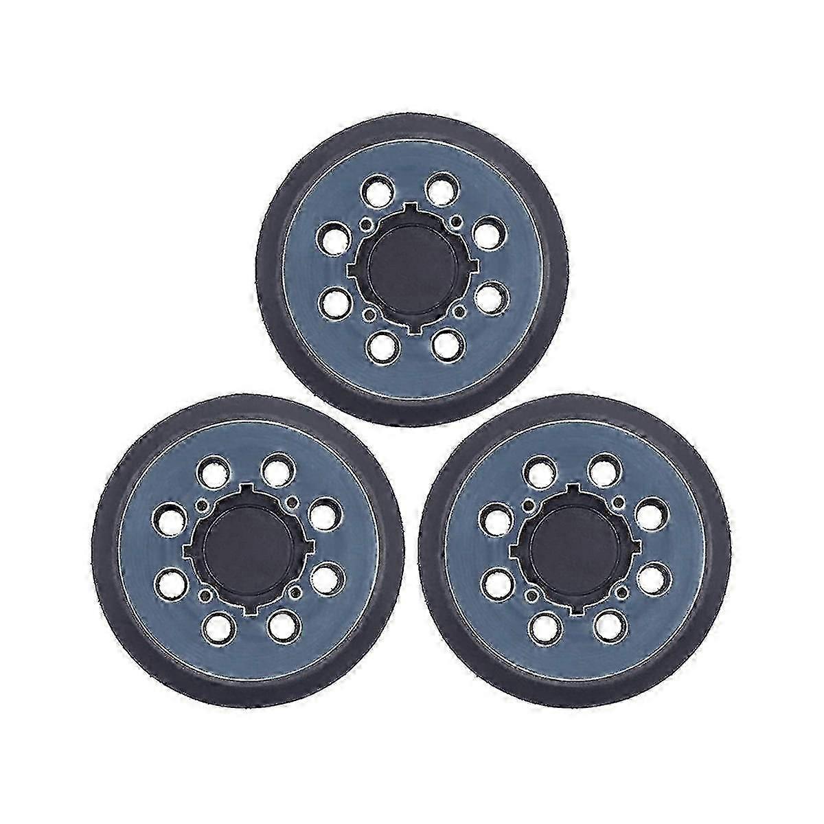 3pcs Backing Pad 5 Inch Sanding 8-hole Hook And Loop Sander Part For Dwe6423 N329079 Working With Models