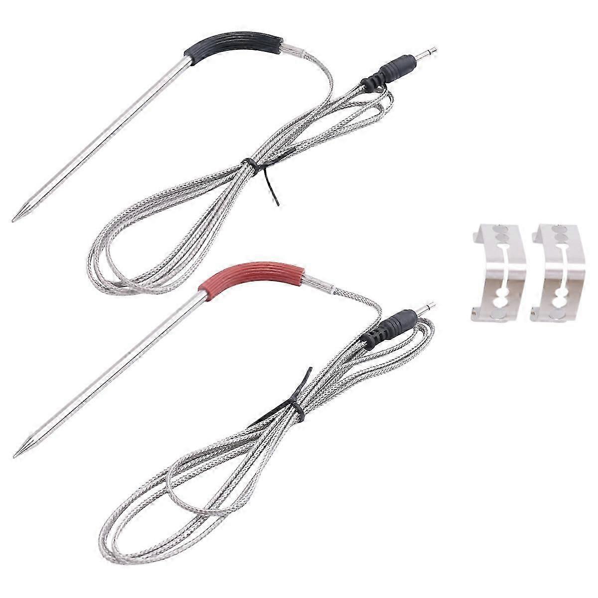 2-Pack Repalcement Meat Probe for Weber Grill and Smoker,Temperature Probe with Probe Clip Accessori