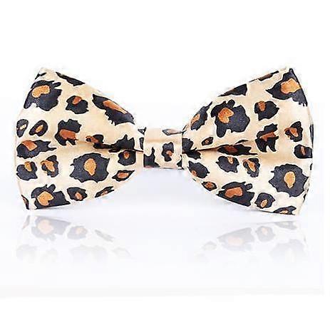 HOOYI leopard print pattern men s bowtie bow tie knot butterflies bows neckties