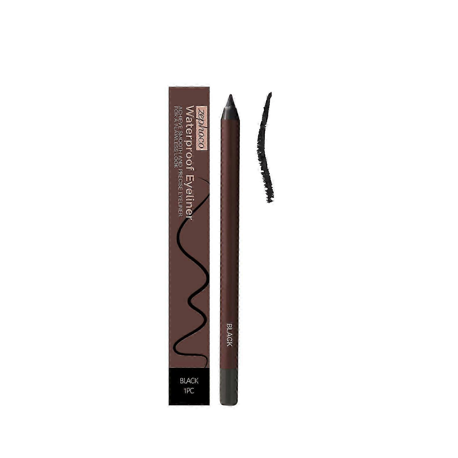 Eyeliner Pencil Waterproof, 24 Hr Waterproof Duo Sharpenable Eye Pencil