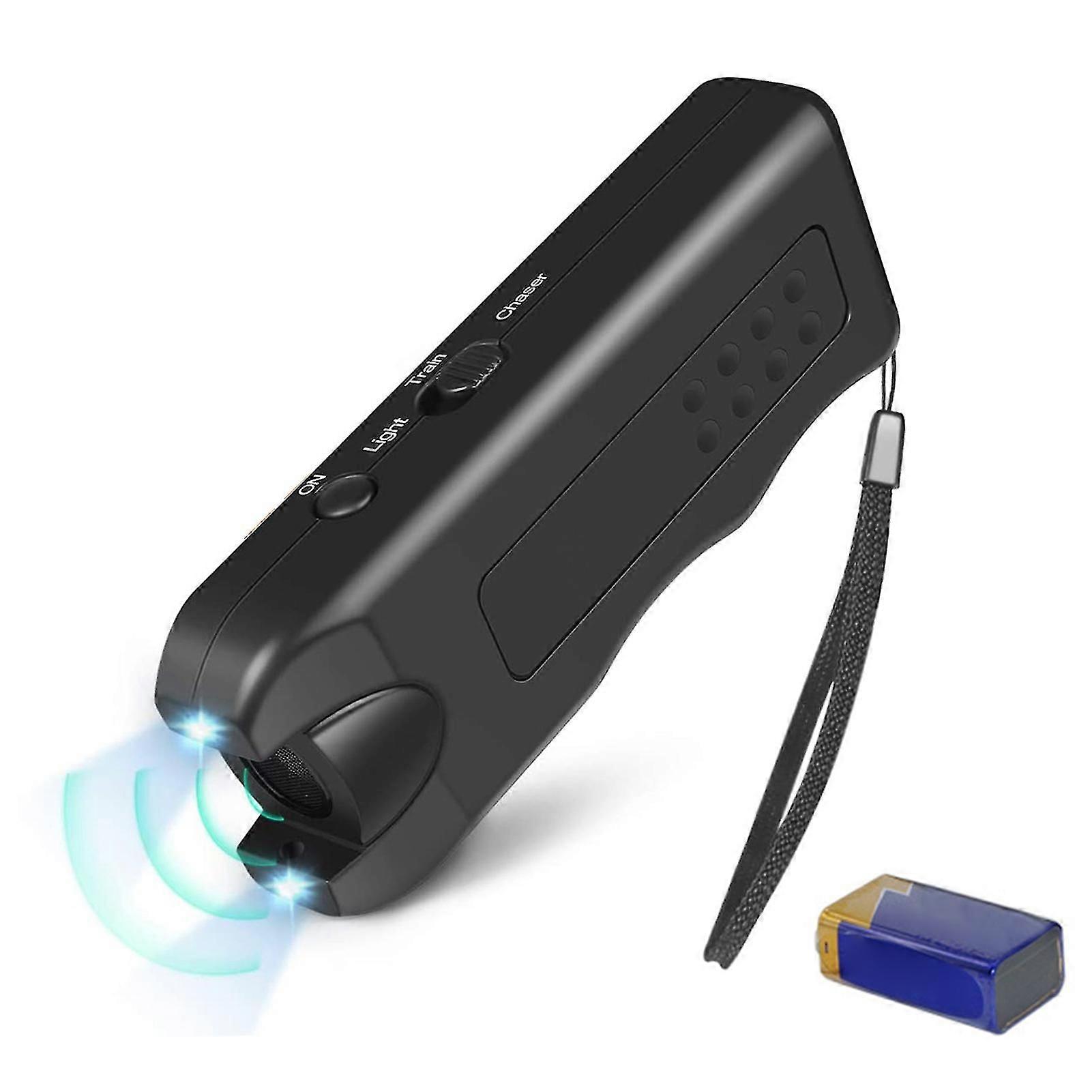 Mini Handheld Glowing Ultrasonic Dog Repeller, Small Ultrasonic Dog Repeller with Lanyard, Sturdy Dog Barking Deterrent Device