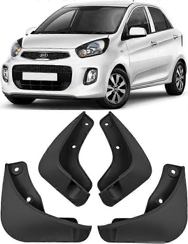 Fantastic Genuine Front & Rear Splash Guards Mud Flaps Fender For 2011-2017 Kia Picanto