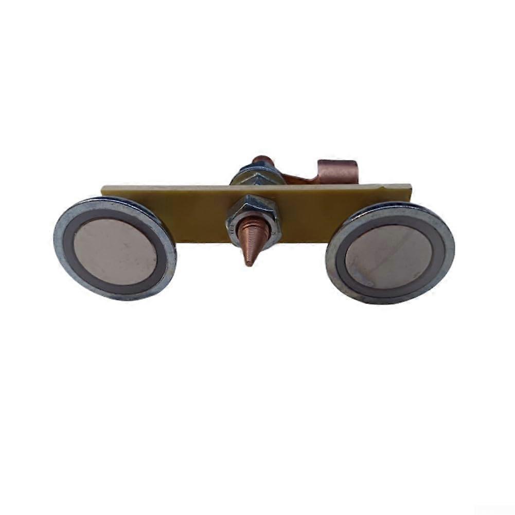 Double Welding Ground Clamp Magnetic Support for Metal Welding Projects Strong Fixture (With rubber ring)