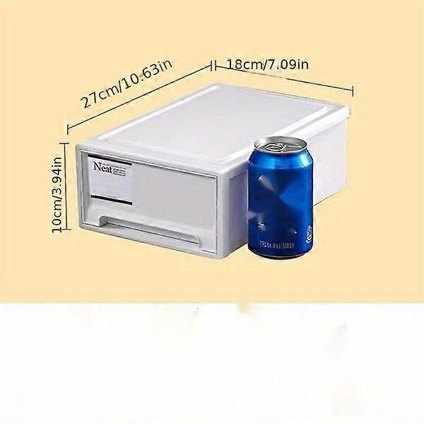 Clothes box, 1 piece, stackable and partitioned