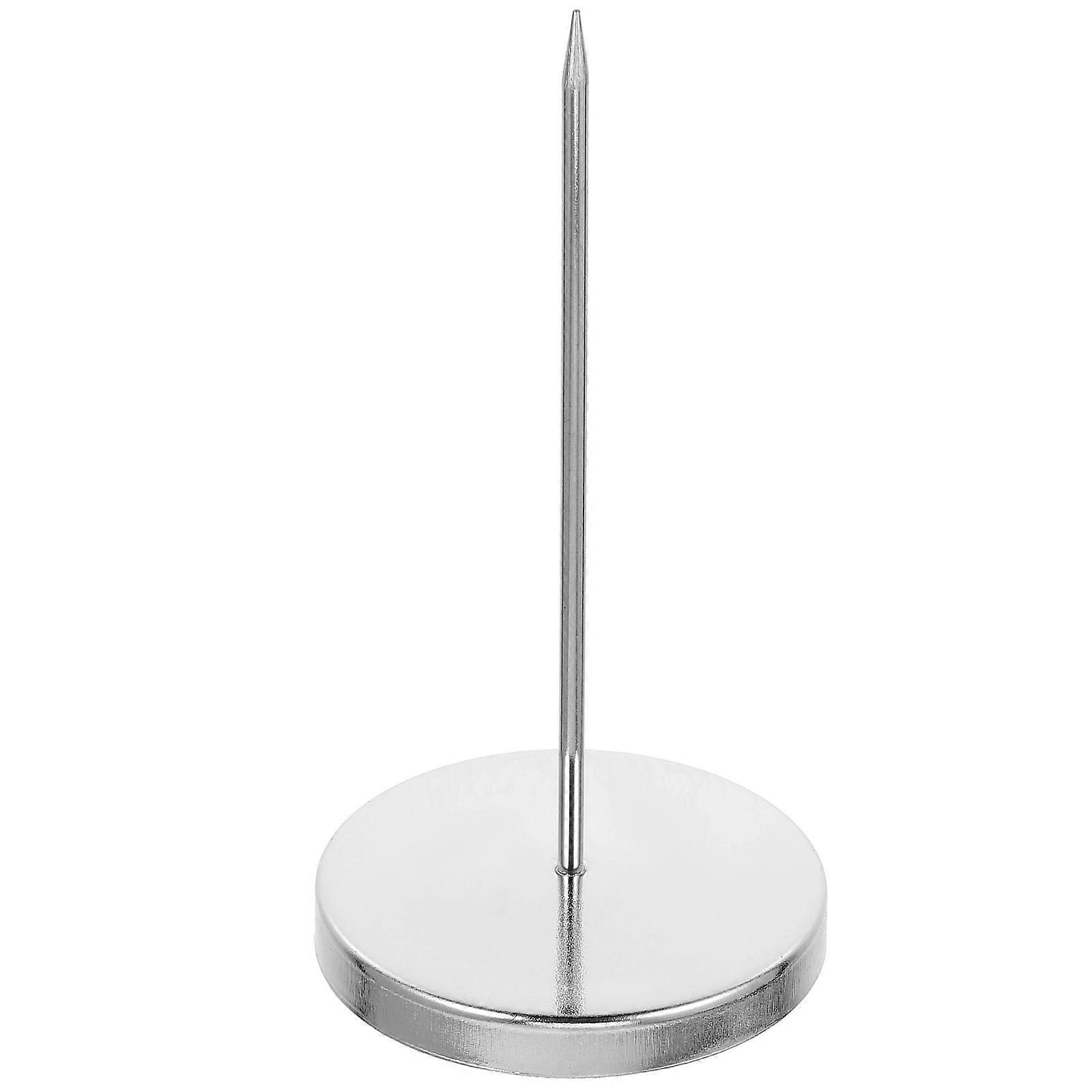 Receipt Holder Receipt Spike For Resturaunt Stainless Steel Bill Fork Check Spindle Memo Holder Spike With Solid Heavy Duty Base