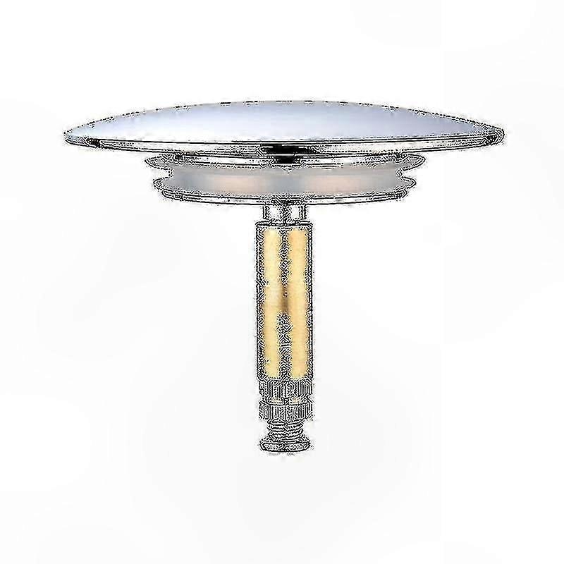 Adjustable 70mm Brass Bath Stopper with Double Seal and Chrome Finish for Sinks