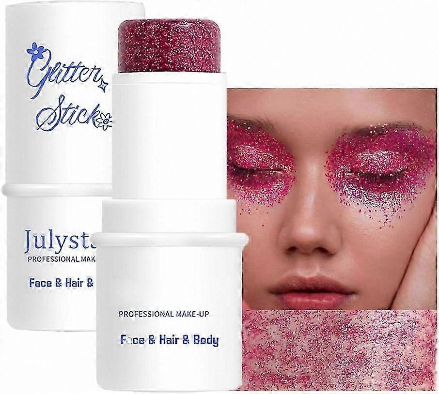 Shimmering Glitter Gel for Face, Body, and Hair, Waterproof Sparkle Paint with Holographic Sequins