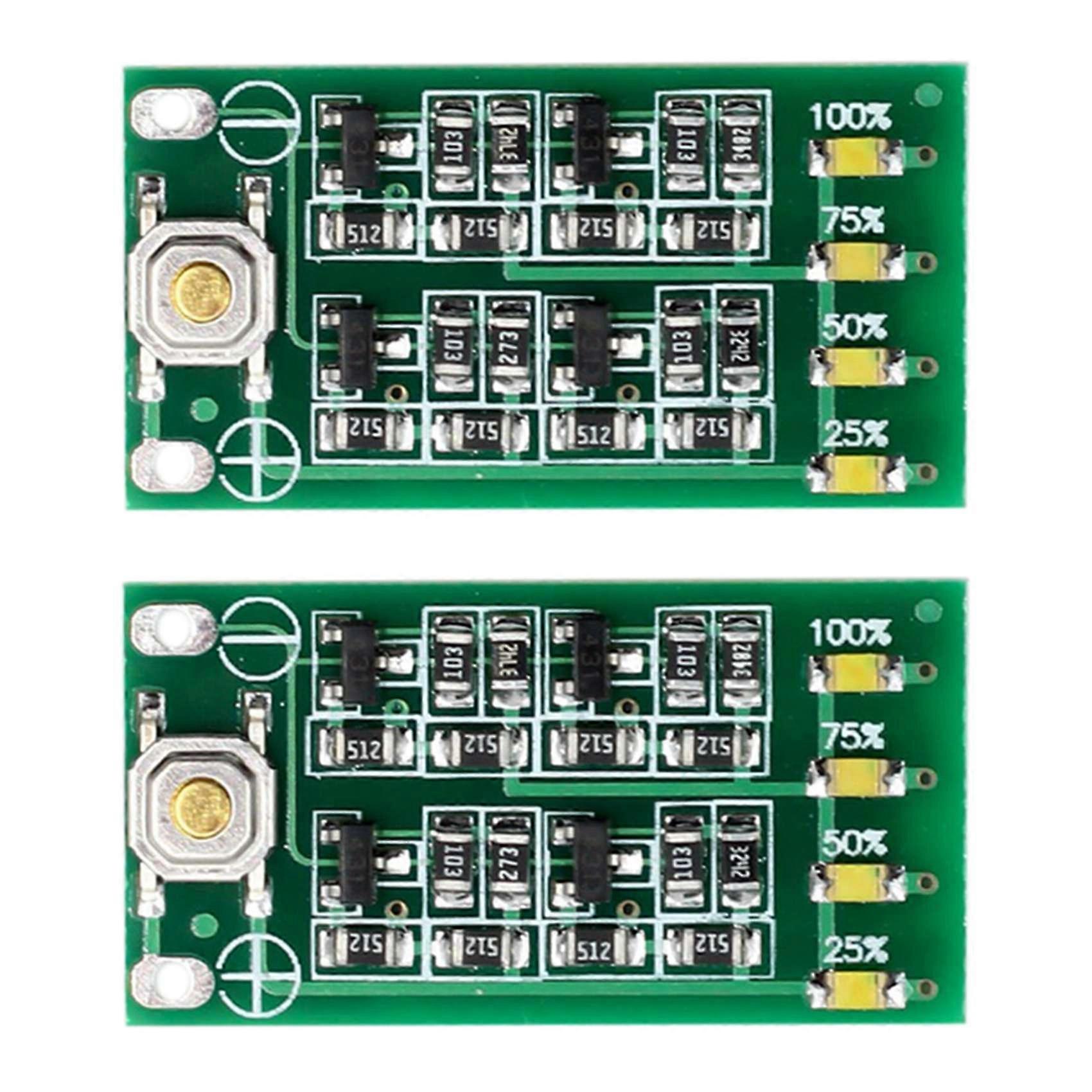 2X 3S 11.1V 12V 12.6V Lithium Battery Capacity Indicator Module Lipo Li-Ion Power Level Display Boar