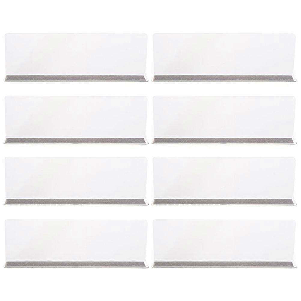 8pcs Magnetic Shelf Dividers Retail Store Supplies Magnetic Organization Baffle