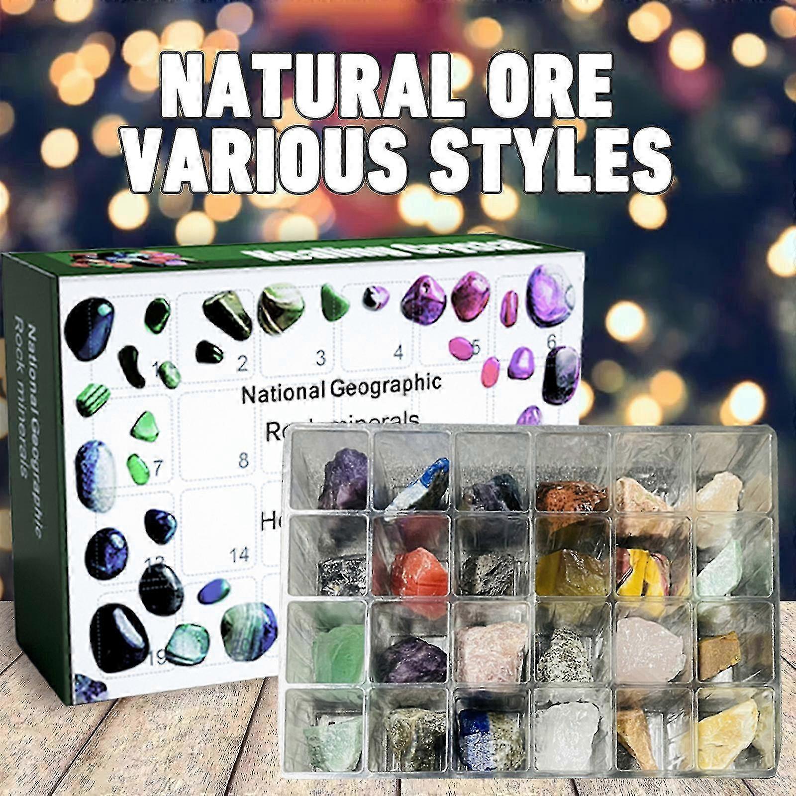 1 Pack Healing Crystal Advent Calendar Arts And Crafts Advent Calendar