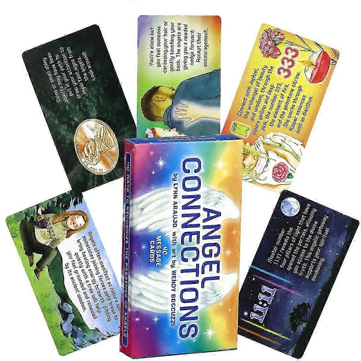 Angel Oracle Cards Deck - Divine Guidance & Angel Messages