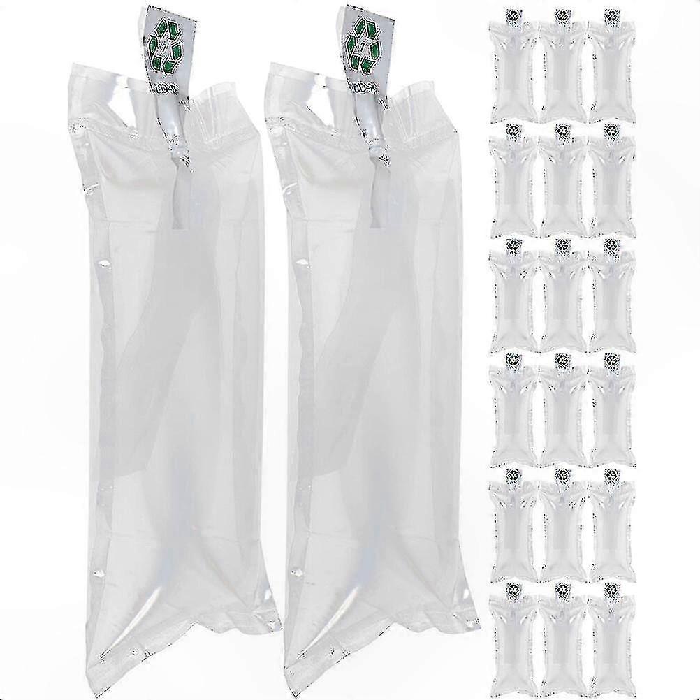 100 Count Transparent Inflatable Bubble Bags for Protective Packaging