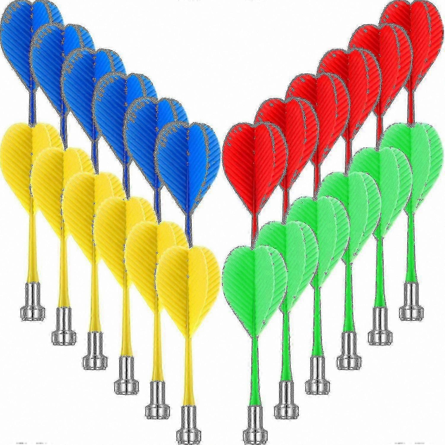24 Magnetic Darts for Target Game Replacement