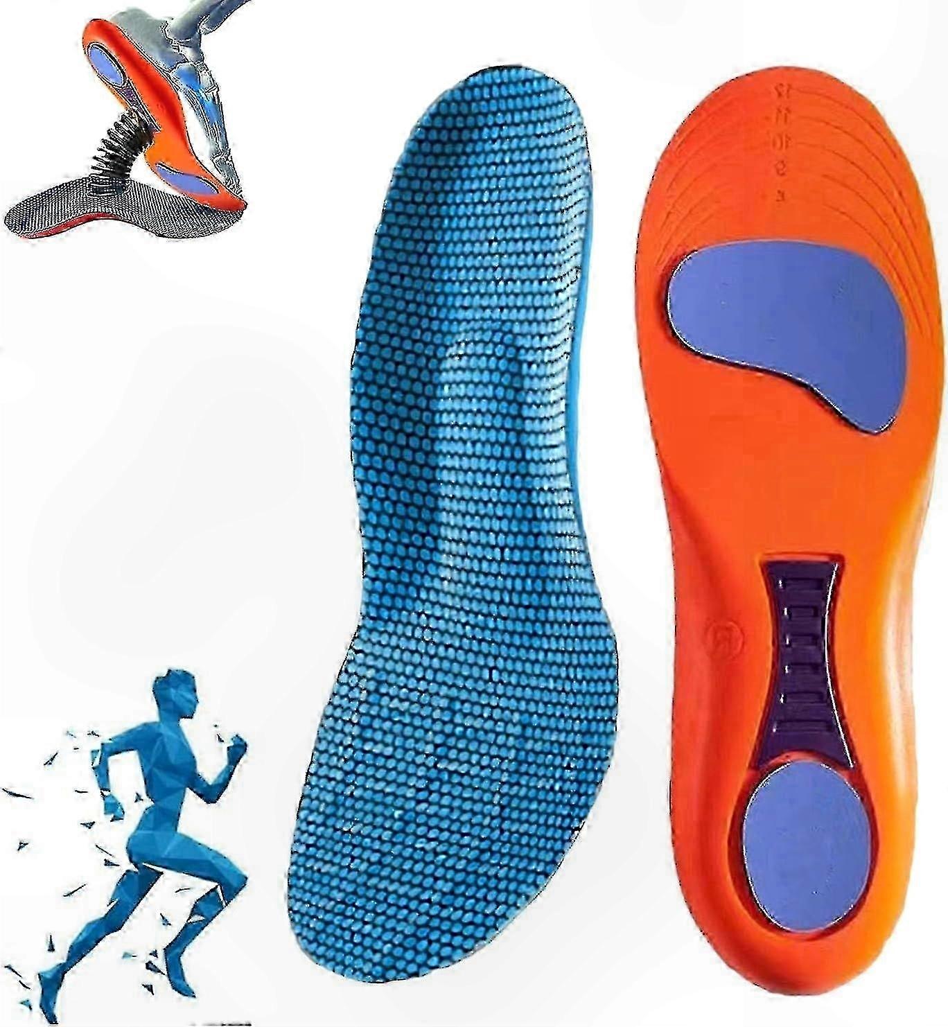 Orthotic Insoles for Plantar Fasciitis Relief, Comfortable Arch Support for Work and Sports Shoes