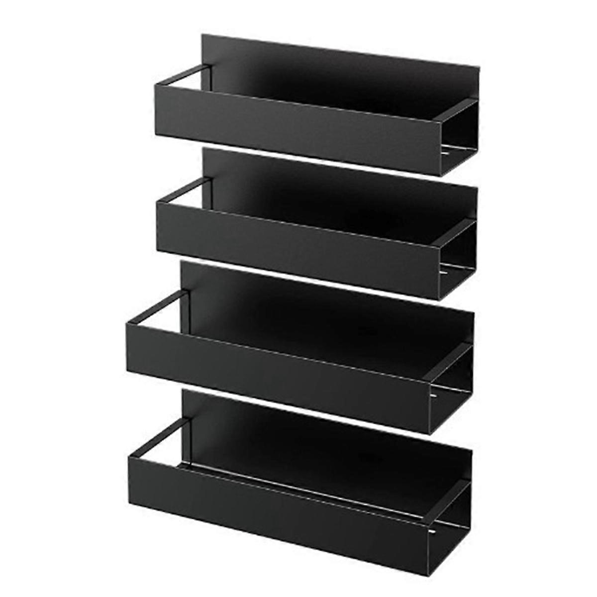4PCS Magnetic Shelves for Washing Machine Versatile Storage Organizers for Washing Machine Spice Racks for Refrigerator