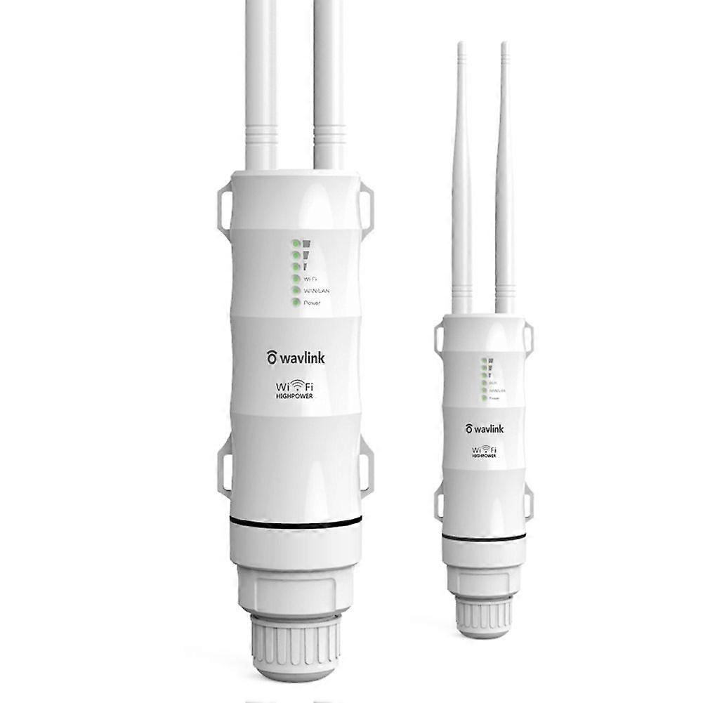 WAVLINK AC600 2.4G/5G Dual Band High Power Outdoor Wireless Wifi Router/AP Repeater Extender 15KV Outer Antenna EU Plug